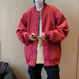 港风秋款男夹克棒球立领字母刺绣冲锋衣休闲外套JK0681P65，男装夹克，星座1013-1