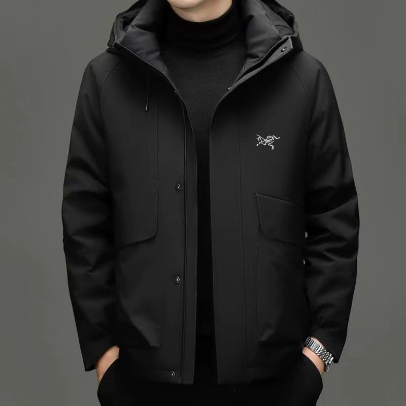 奥特莱斯始祖刺绣款连帽工装羽绒服男士冬季户外加厚保暖冲锋外套,户外/登山/野营/旅行用品,冲锋衣,淘宝优惠券,粉丝福利购,淘宝优惠卷