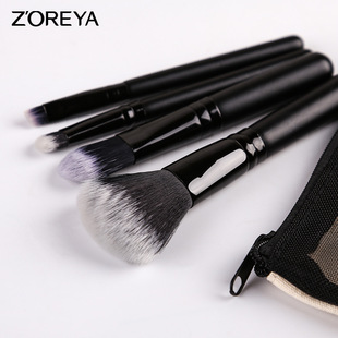 卓尔雅迷你化妆刷子套装新手修容出门旅行随身便携短杆化妆刷全套