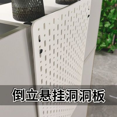 桌面洞洞板组合收纳配件隔断挂抽屉式工位学生文具置物架改造神器