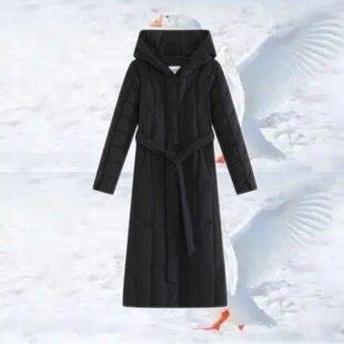 【连帽收腰95长鹅绒服】商场清货显瘦加厚保暖冬季外套LD958