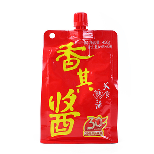 香其酱450g*2袋+100g*3袋哈尔滨酱铁锅炖大葱蘸酱东北大酱黄豆酱