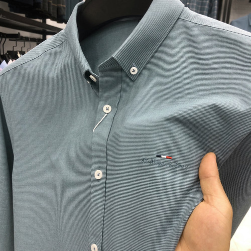 高端精选男士长袖衬衫秋季