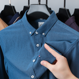 衬衣休闲薄款 濮森保罗衬衫 春秋季 纯棉新款 有口袋上衣外套潮 男长袖