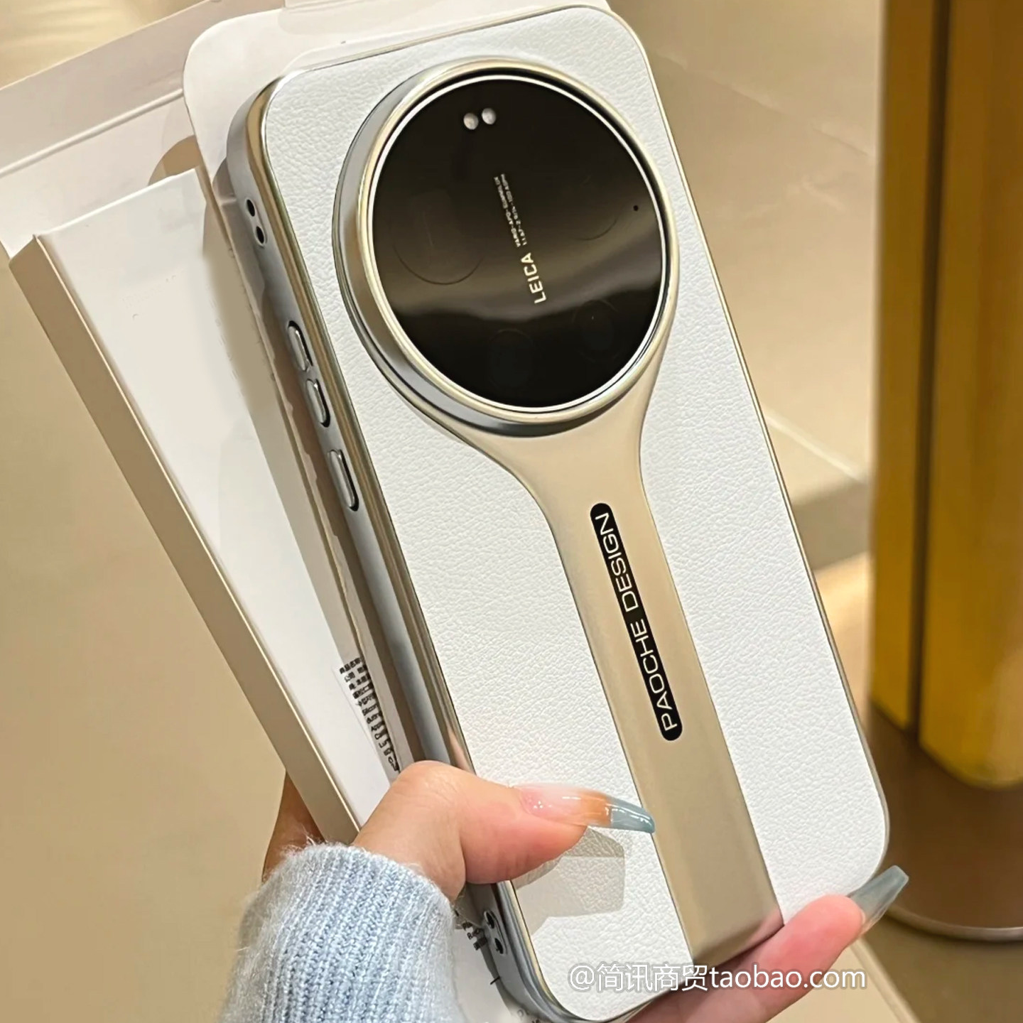 适用小米17Ultra手机壳莱卡版保护套大孔镜框加高Xiaomi15Ultra新款电镀白色14Ultra超薄硬壳13U皮纹拼接外壳