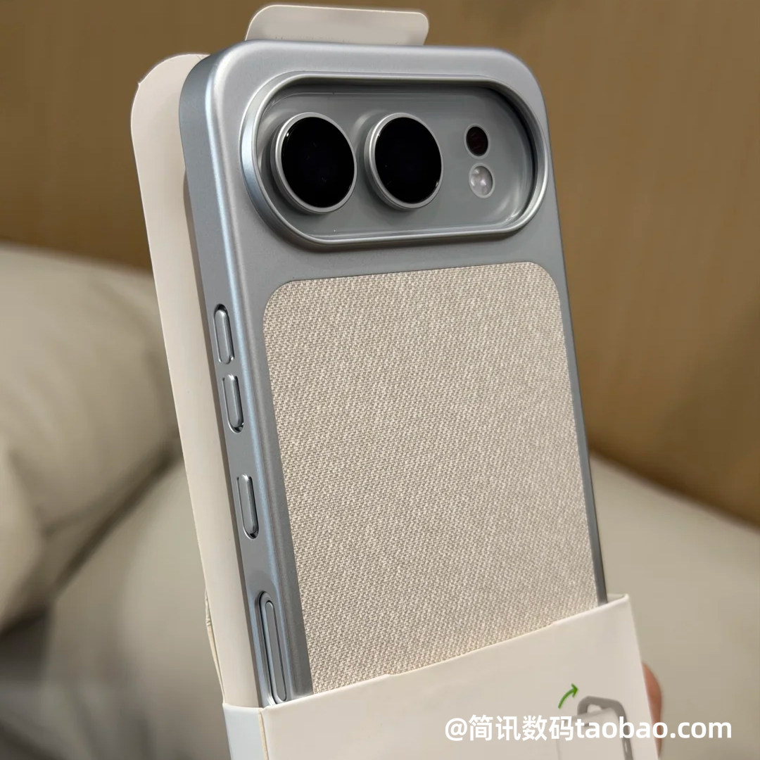 白月光亚麻布纹磁吸壳适用荣耀500Pro手机壳防手汗不粘指纹Honor500pro电镀轻薄无线充电硬壳防摔ins简约男女