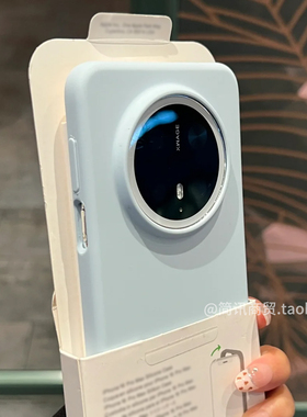 奶呼呼天蓝色液态硅胶适用华为Mate70手机mate60Pro+不发黄Pura70耐脏P60女p50p40纯色Nova13/12肤感防指纹30