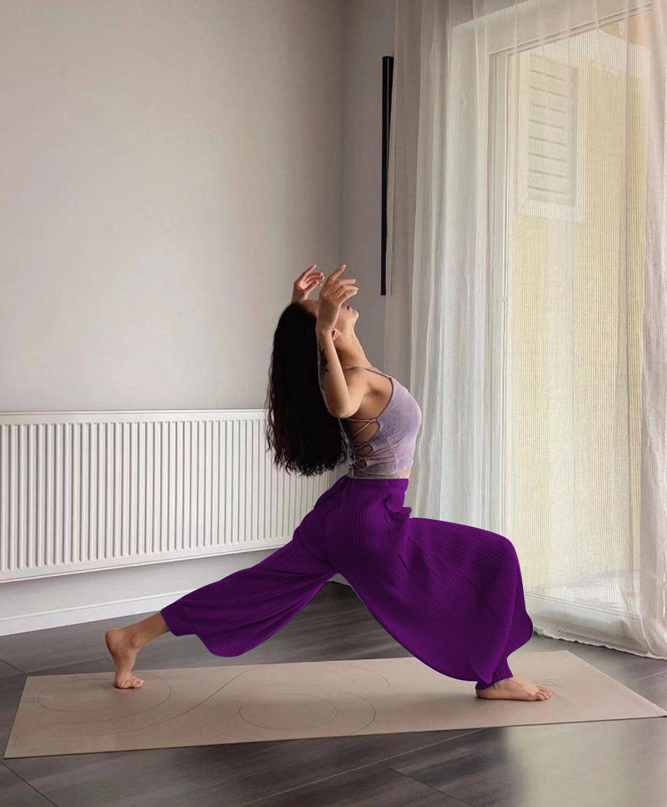 요가 바지 여성의 느슨한 속건 댄스 바지 새로운 여름 하이 웨이스트 얇은 댄스 바지 스퀘어 댄스 스포츠 캐주얼 바지