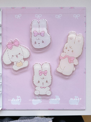 磁吸粘贴手机可爱兔子手机支架