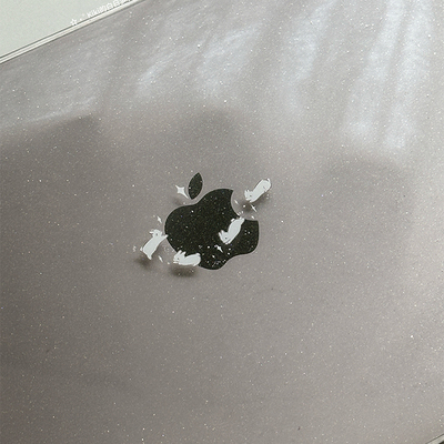 Kiki的白日梦/兔子旋转跳跃苹果满天星亚克力MacBookproair保护壳保护套轻薄防磕碰pc材质M1M2新款防摔透气