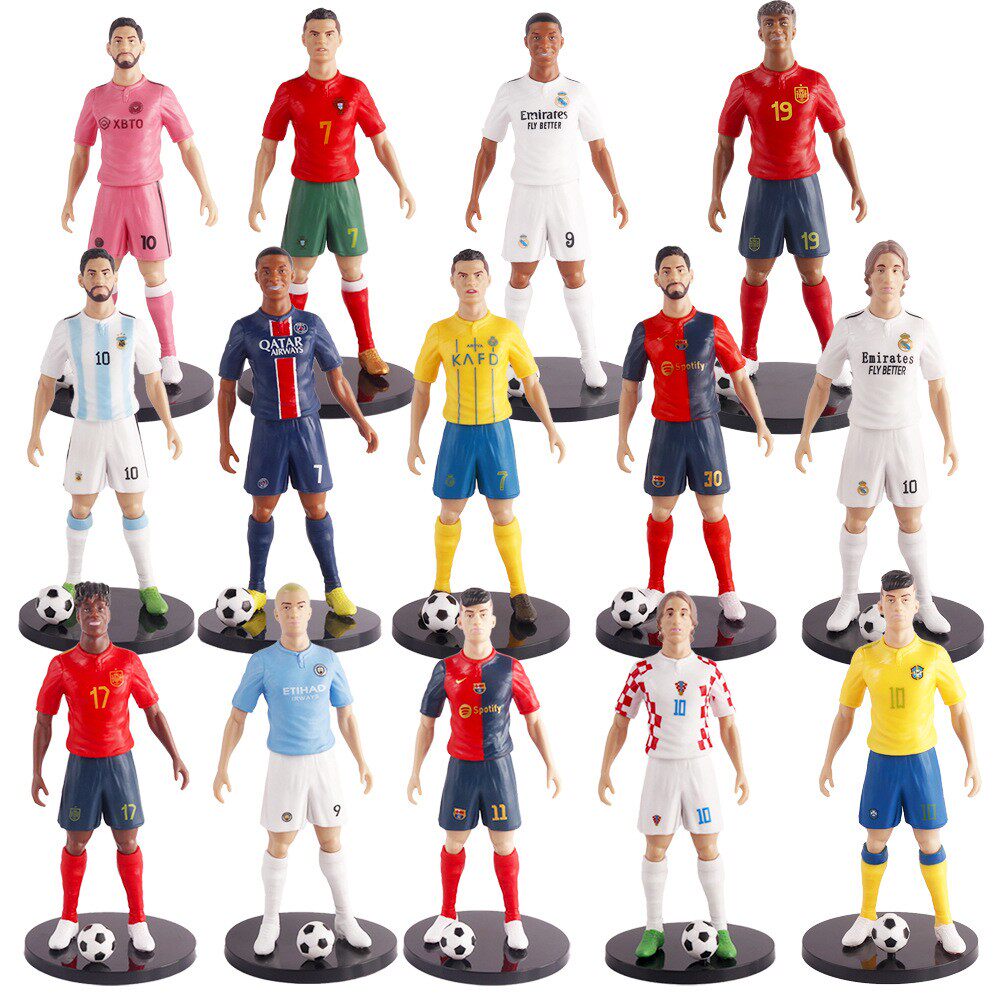 C罗梅西内马尔手办摆件周边纪念品人偶足球周边纪念品礼物送朋友