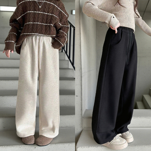子秋外穿儿童长裤 中大童女孩阔腿裤 2025新款 早秋冬装 秋 女装 女童裤
