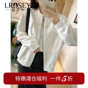 清仓直降 棒球服胖MM春装 大码 抗皱休闲美式 宽松夹克外套 女装