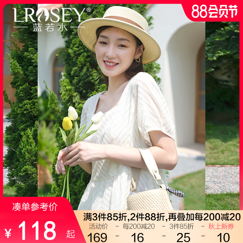 3【6号新品】大码女装2021秋新款胖MM仙女气质遮肚显瘦连衣裙长裙