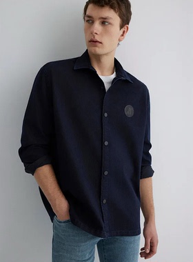 土耳其mavi男士牛仔长袖衬衫春秋季薄外套