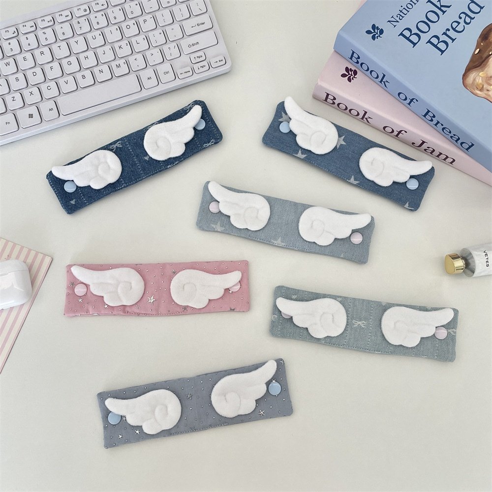 57311 布艺数据线集线整理扣收纳旅行耳机充电线便携缠绕收纳扣