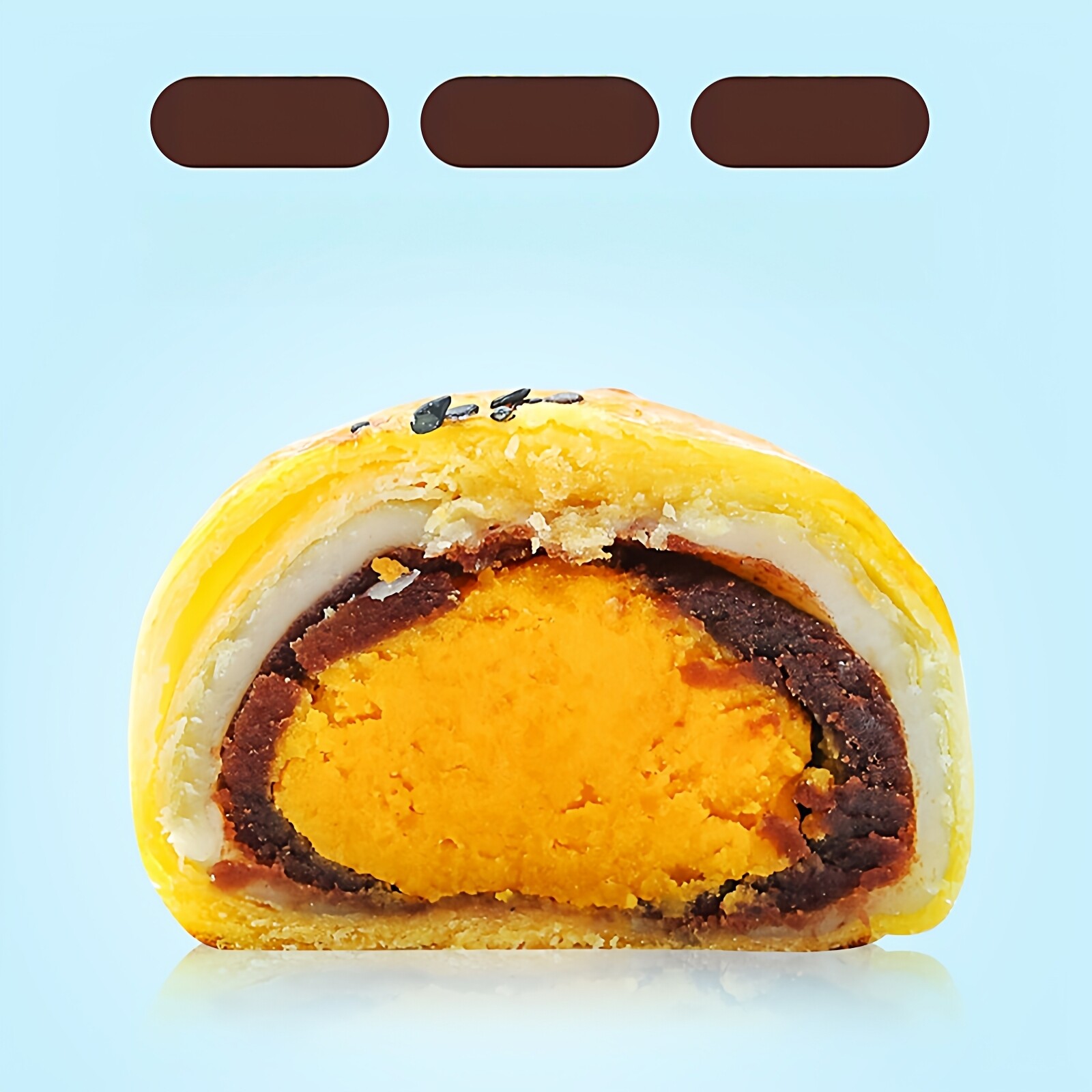 上海新麦食品雪媚娘蛋黄酥烘焙店原味60g*4枚早餐零食糕点点心