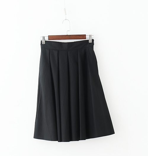 121254 藏青色 基础款带内衬半身裙百褶裙及膝伞裙|ruв категории Женская одежда, юбка - от Buy2taobao.com для оказания профессиональной услуги покупки агента Taobao