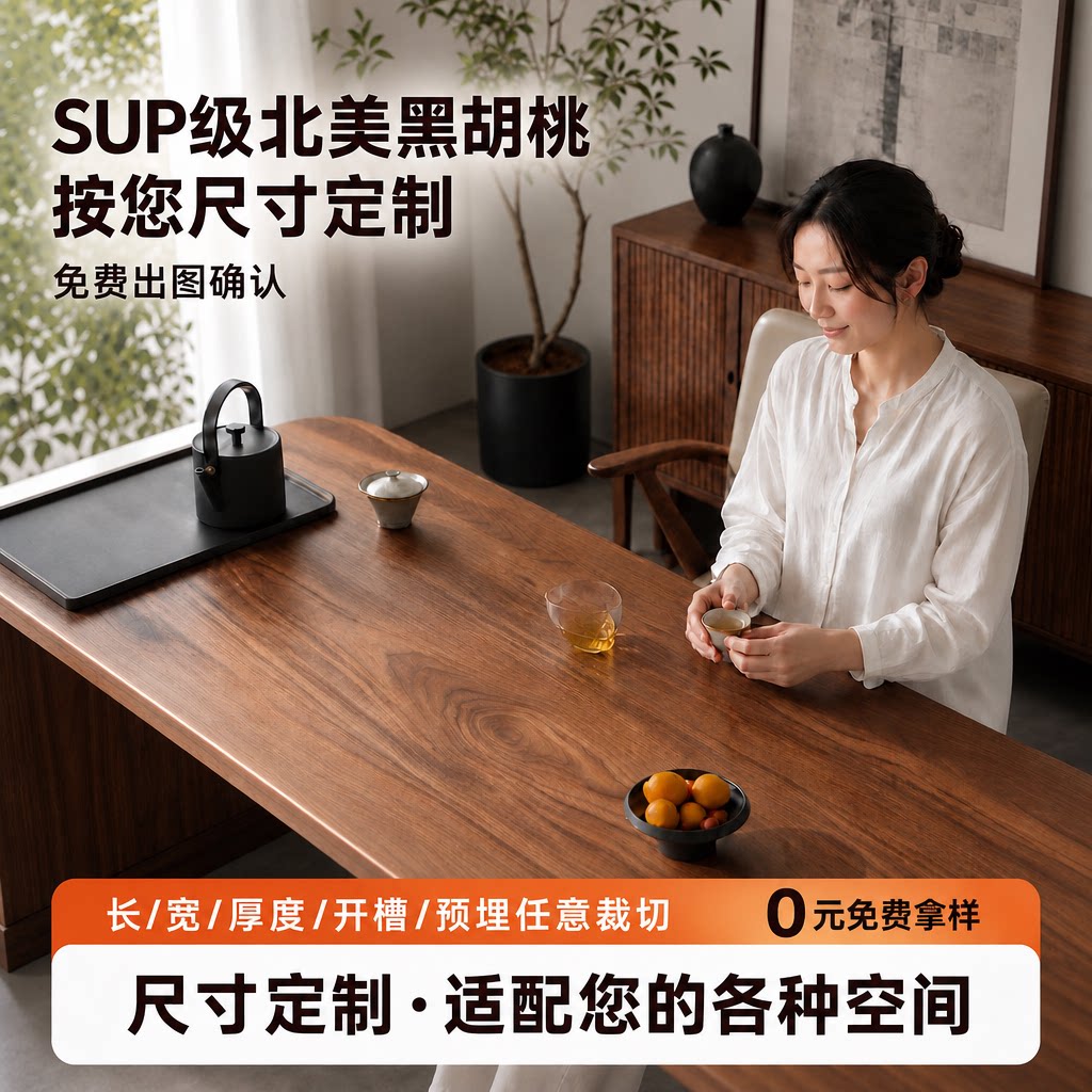 精选超大板宽sup级北美黑胡桃图片
