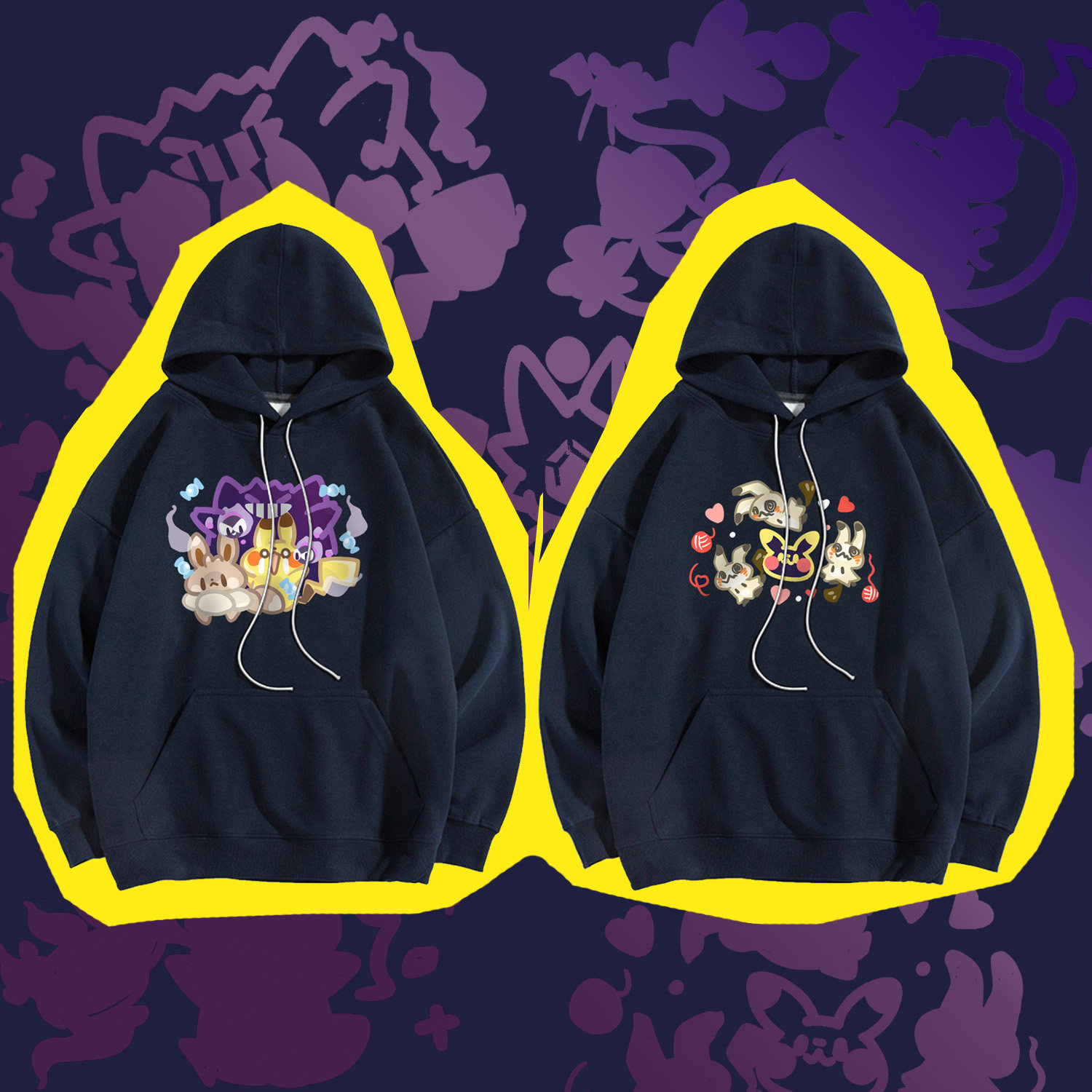 精灵宝可梦口袋妖怪幽灵恶作剧皮动漫T恤/鞋帽/服装