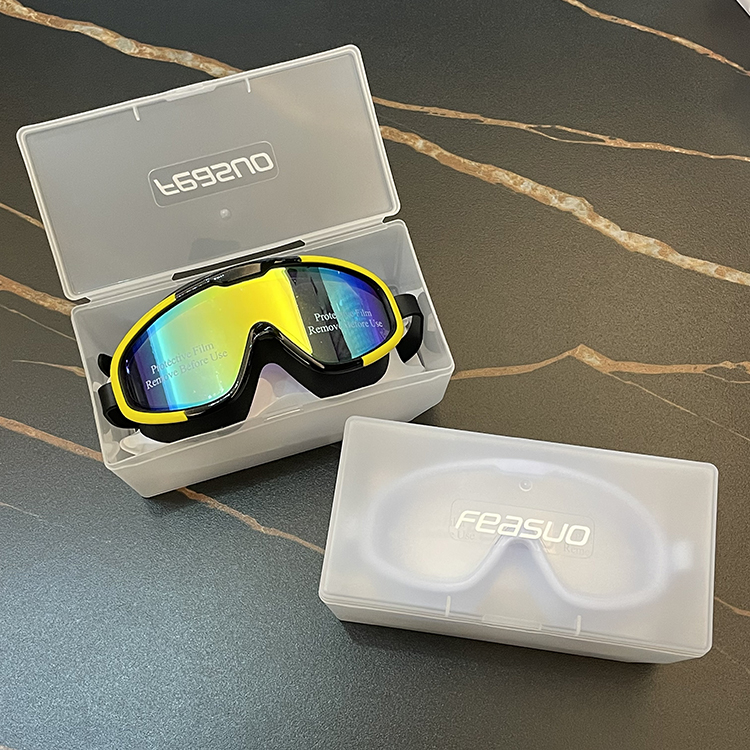 菲加索专业游泳眼镜防晒护目包邮