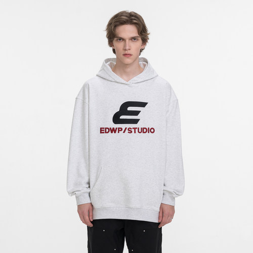 Endweep宽松休闲E字刺绣卫衣