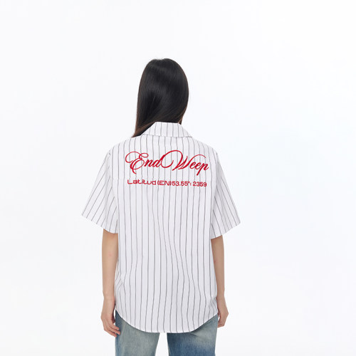【Endweep官方店】美式条纹衬衫