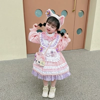 Розовая лингна Belle+Hairband+сумка+юбка