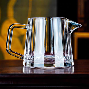 东海天一原矿水晶公道杯分茶器沏茶泡茶茶具高档送礼源头工厂直销