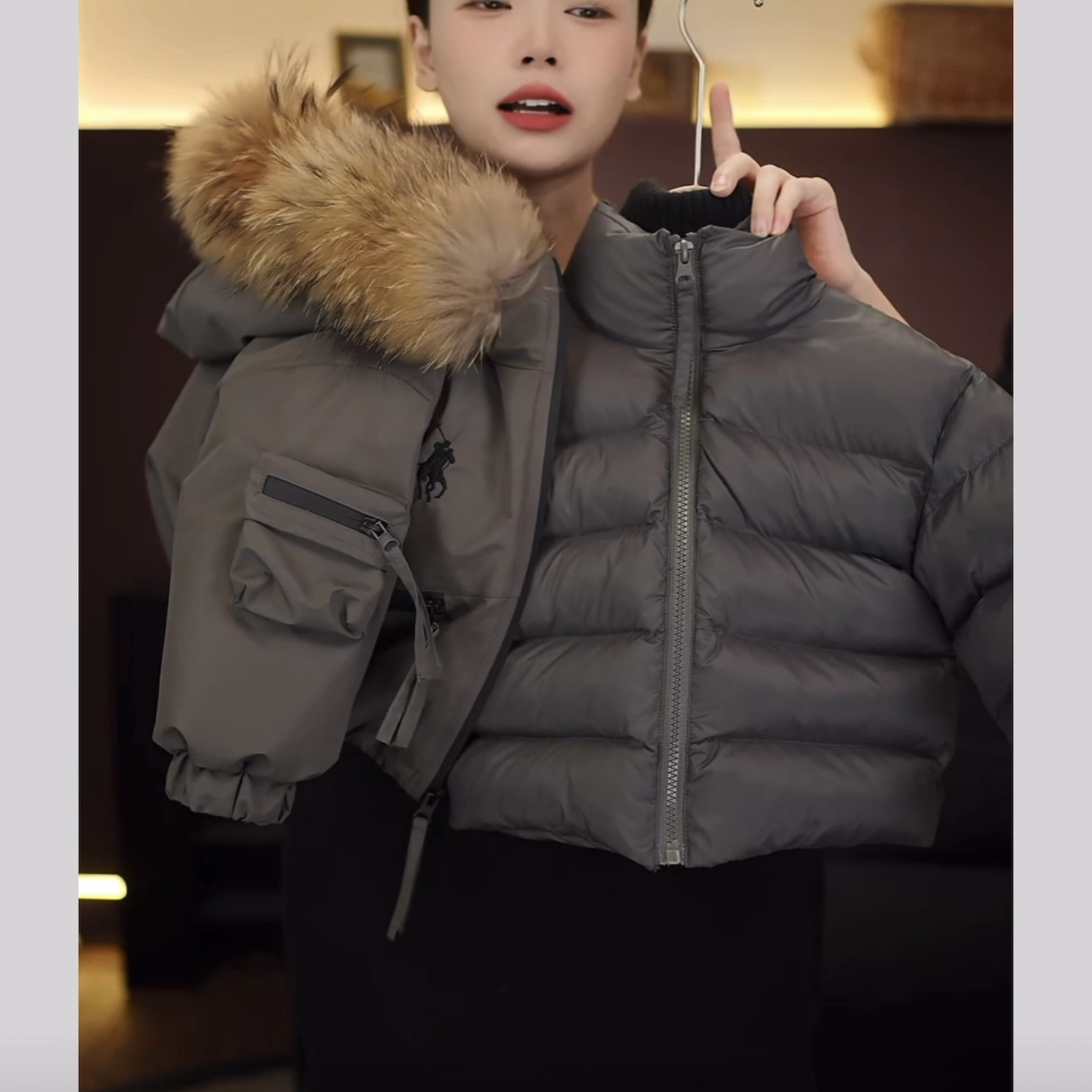 儿童冬装加厚保暖羽绒棉服三合一冲锋衣中大童羽绒棉服连帽感