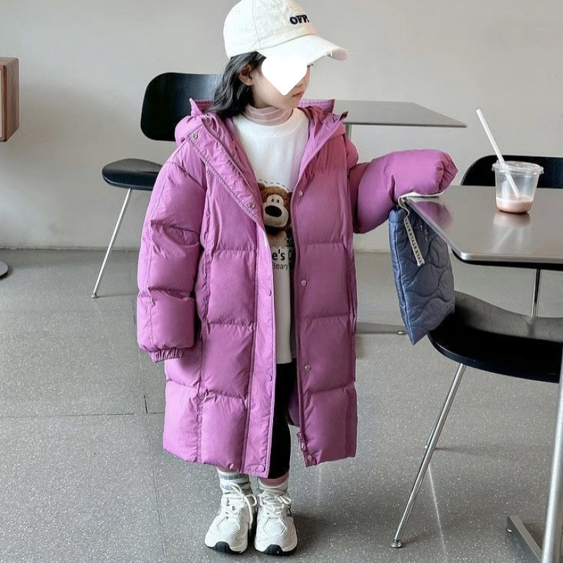 女童冬季羽绒棉服2025新款儿童加厚中大童冬装棉衣加厚棉袄外套潮