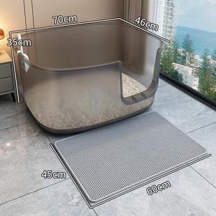 DOGSTORY特大号猫砂盆超大号加高防外溅猫厕所猫沙盆半封闭巨型猫