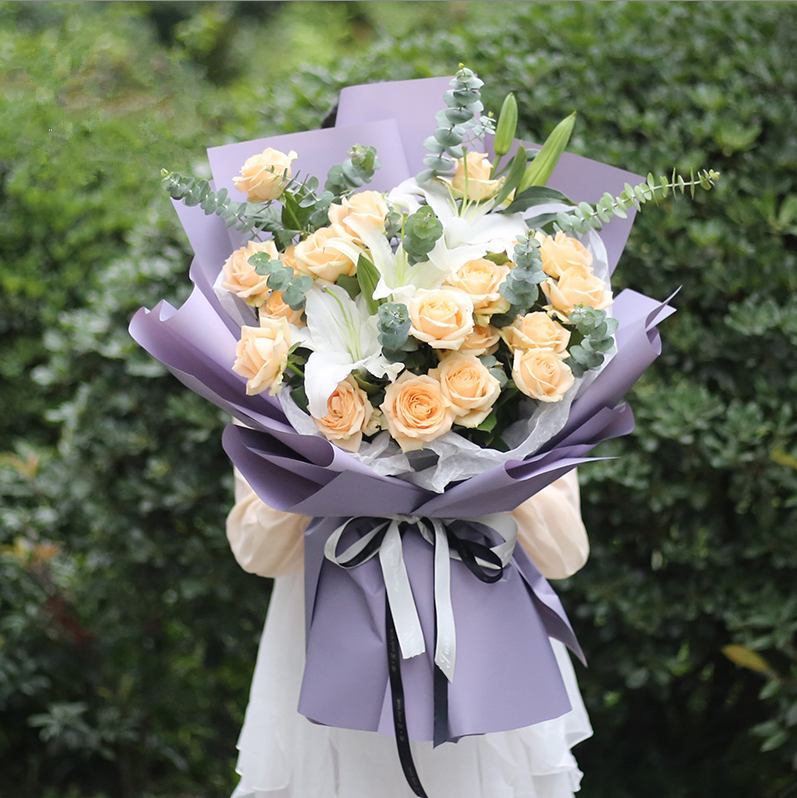 11朵19朵33红玫瑰礼盒鲜花速递青岛市胶州市平度市同城店送花上门