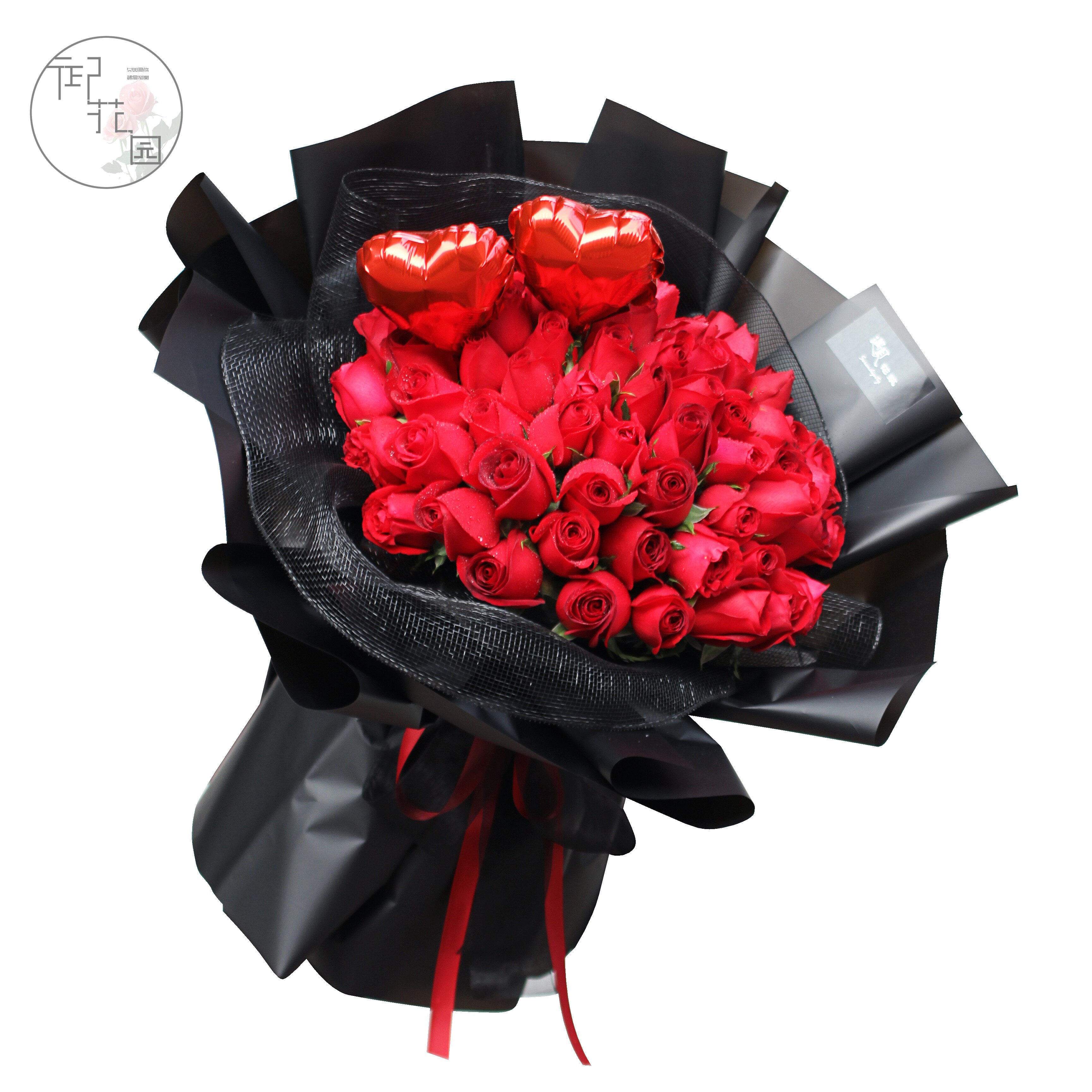 11朵19朵33红玫瑰礼盒鲜花速递绥芬河市海林市宁安市同城店送上门