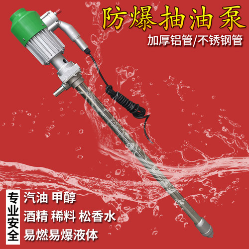 电动防爆甲醇手提式汽油泵