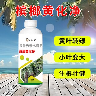 槟榔黄化净快速复绿救苗特效修复水溶肥促生根叶黄叶返青促新健壮