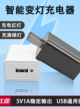 【电仕霆】正品5V1A智能变灯充电器蓝牙耳机随身wifi智能锁电话手表安卓老人手机通用1000mA小功率慢充电插头