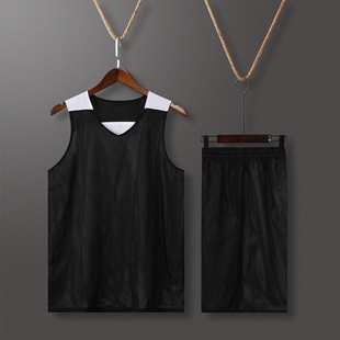 双面篮球服套装男女学生比赛队服定制双层透气两面穿背心球衣印号