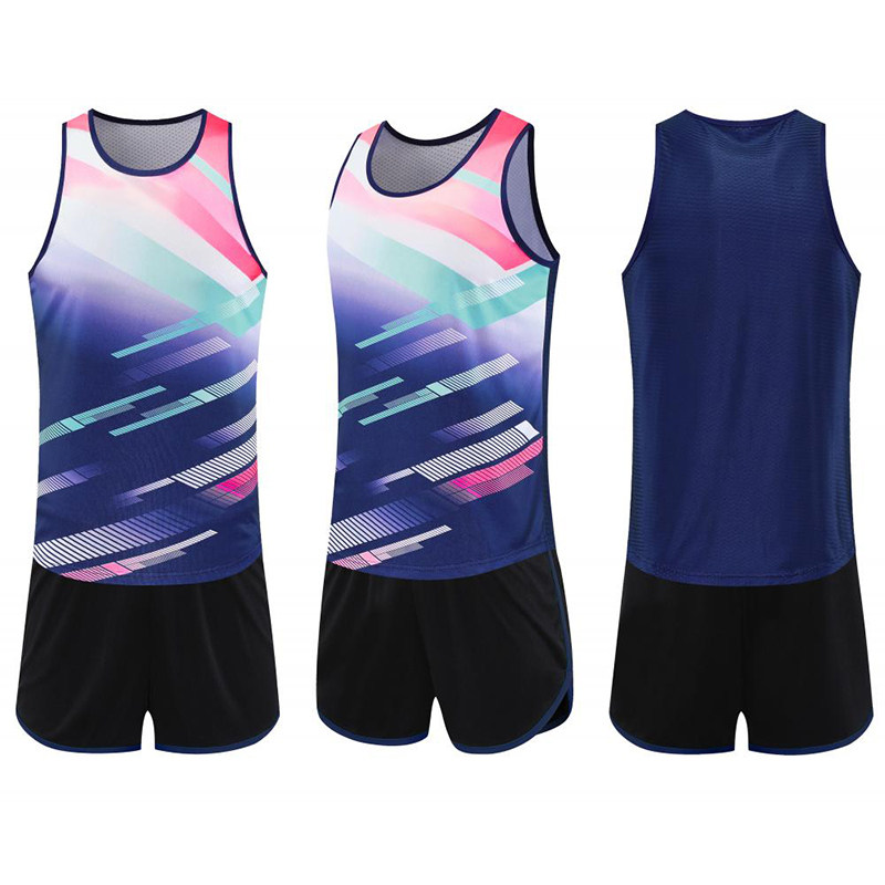 田径训练服体育生背心运动套装马拉松长跑专业定制体考透气运动服