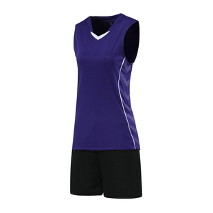 无袖排球服运动服套装男气排球衣羽毛球服乒乓球服女学生训练队服