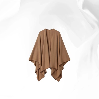 【3折现货】「名媛」轻奢时尚抬气质披肩高级慵懒斗篷毛衣开衫