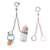 儿童水杯带防摔宝宝玩具婴儿车推车奶嘴牙胶奶瓶防掉带硅胶可啃咬