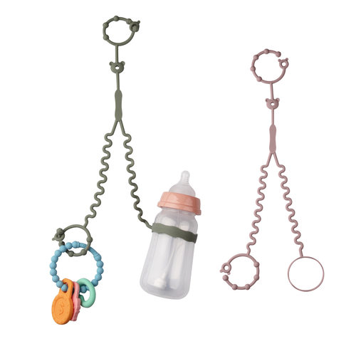 两用奶嘴牙胶奶瓶防掉带硅胶可咬