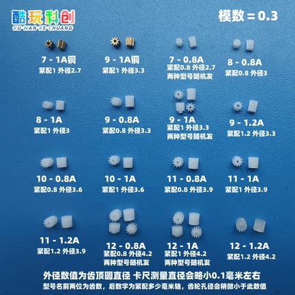 M0.3模遥控四轴飞行器7航模8无人机9电机10马达齿轮玩具直升飞机