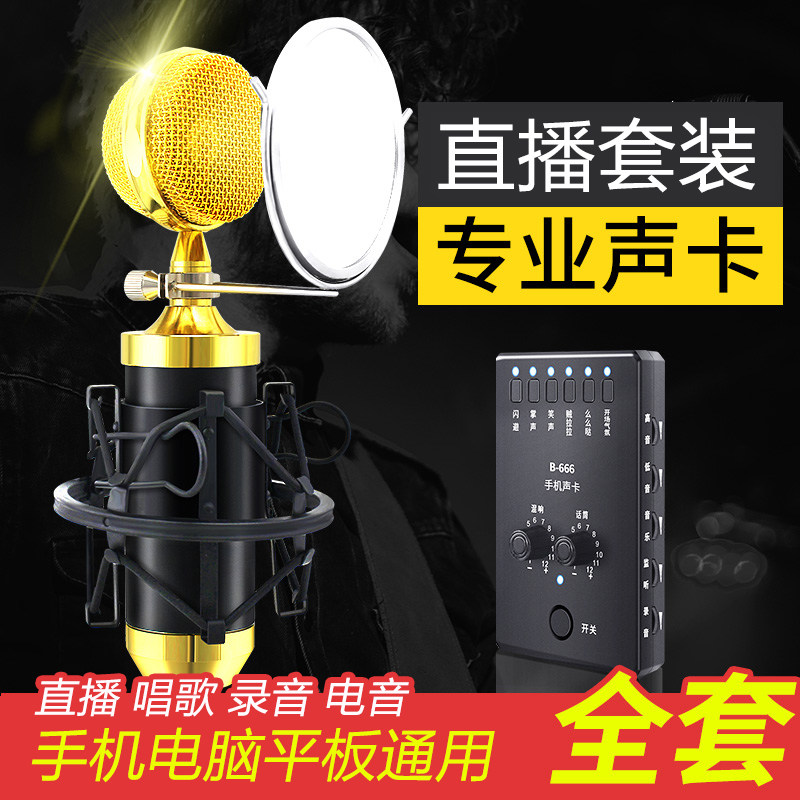 通用手机唱歌喊麦电脑直播设备