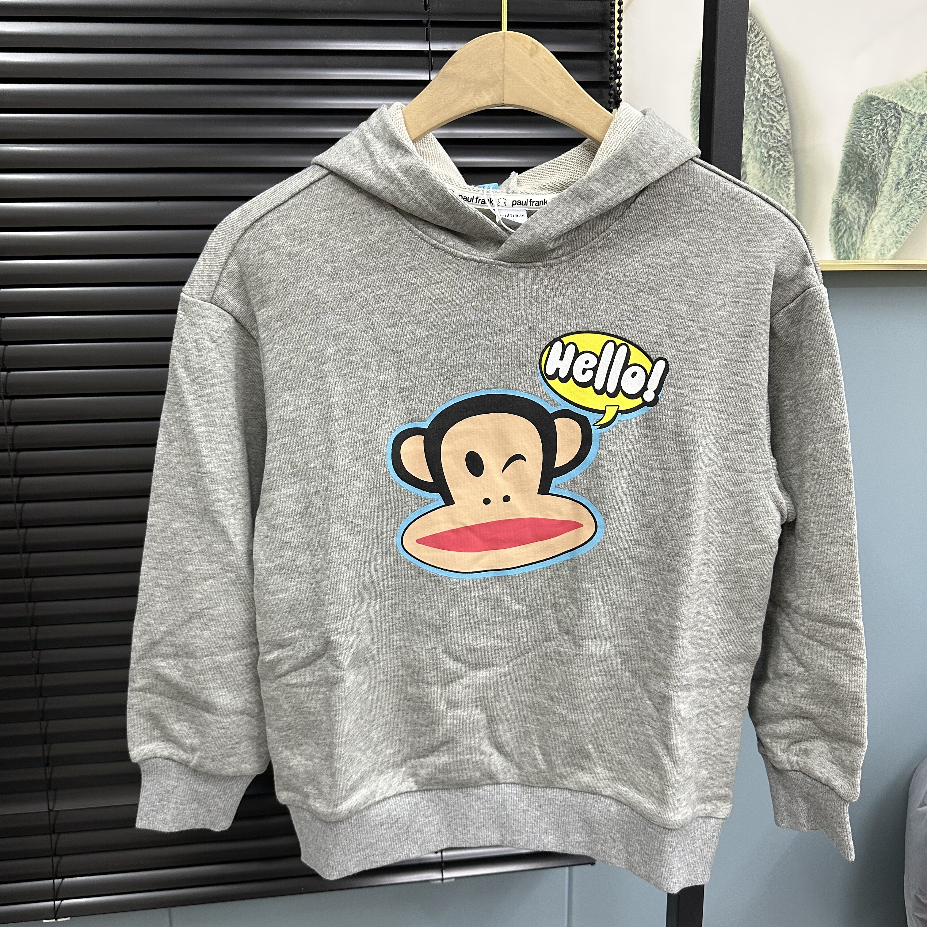 春秋款休闲男女童纯棉毛圈连帽卫衣卡通印花罗纹袖口百搭运动外出,童装/婴儿装/亲子装,卫衣/绒衫,淘宝优惠券,粉丝福利购,淘宝优惠卷