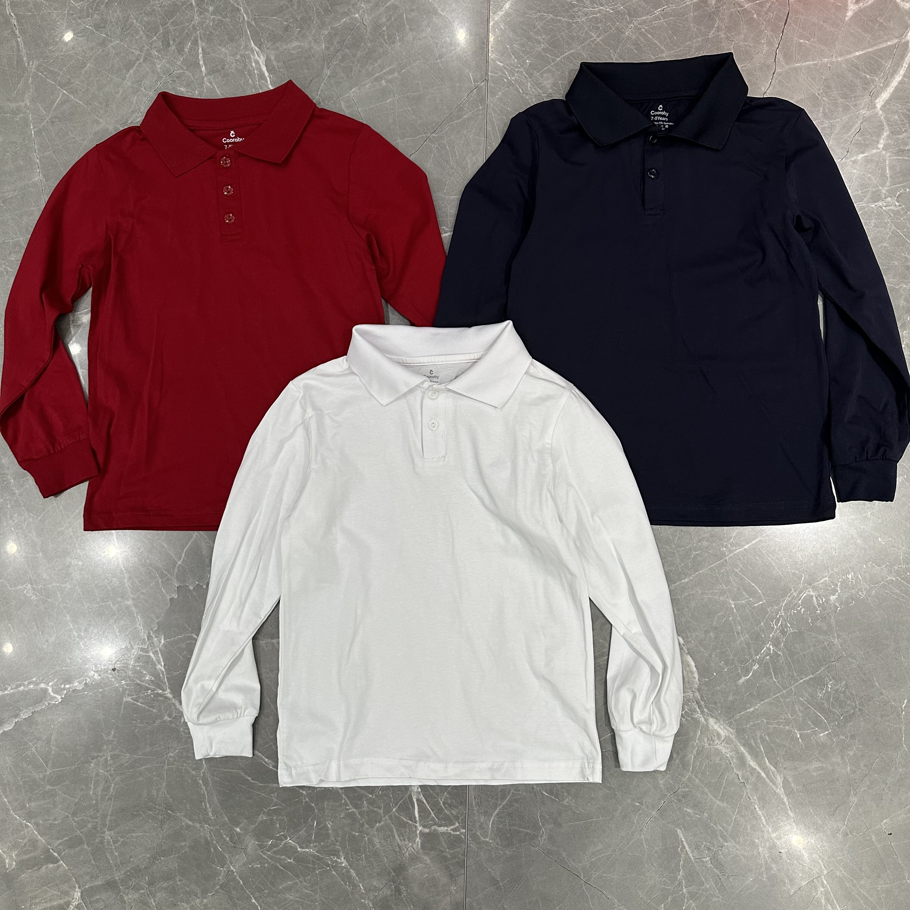 外贸欧美弹力氨纶棉polo领长袖T恤中大童男童百搭贴身打底手感软,童装/婴儿装/亲子装,T恤,淘宝优惠券,粉丝福利购,淘宝优惠卷