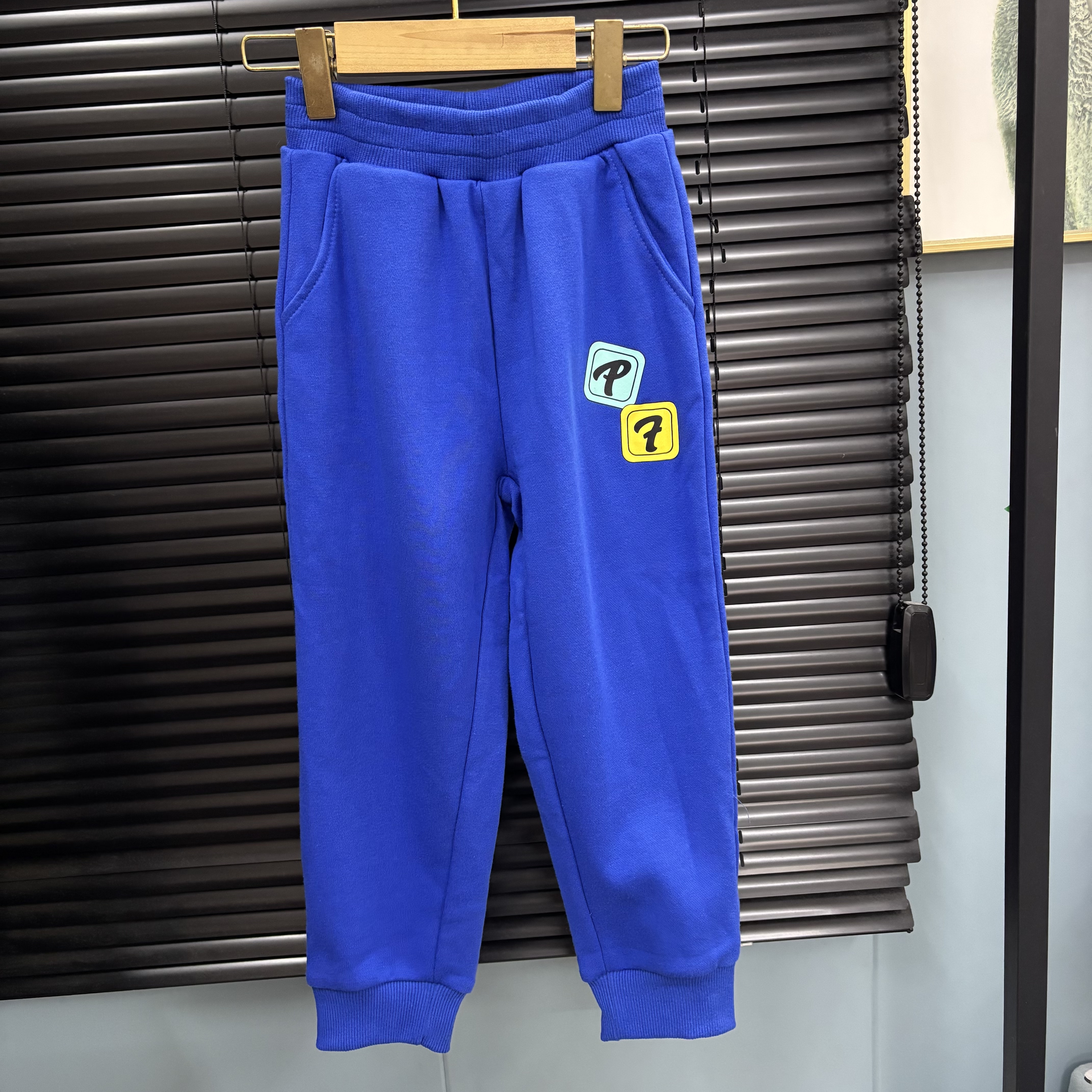 110-160春秋款儿童纯棉毛圈长裤休闲百搭裤子中大时尚潮流男裤子