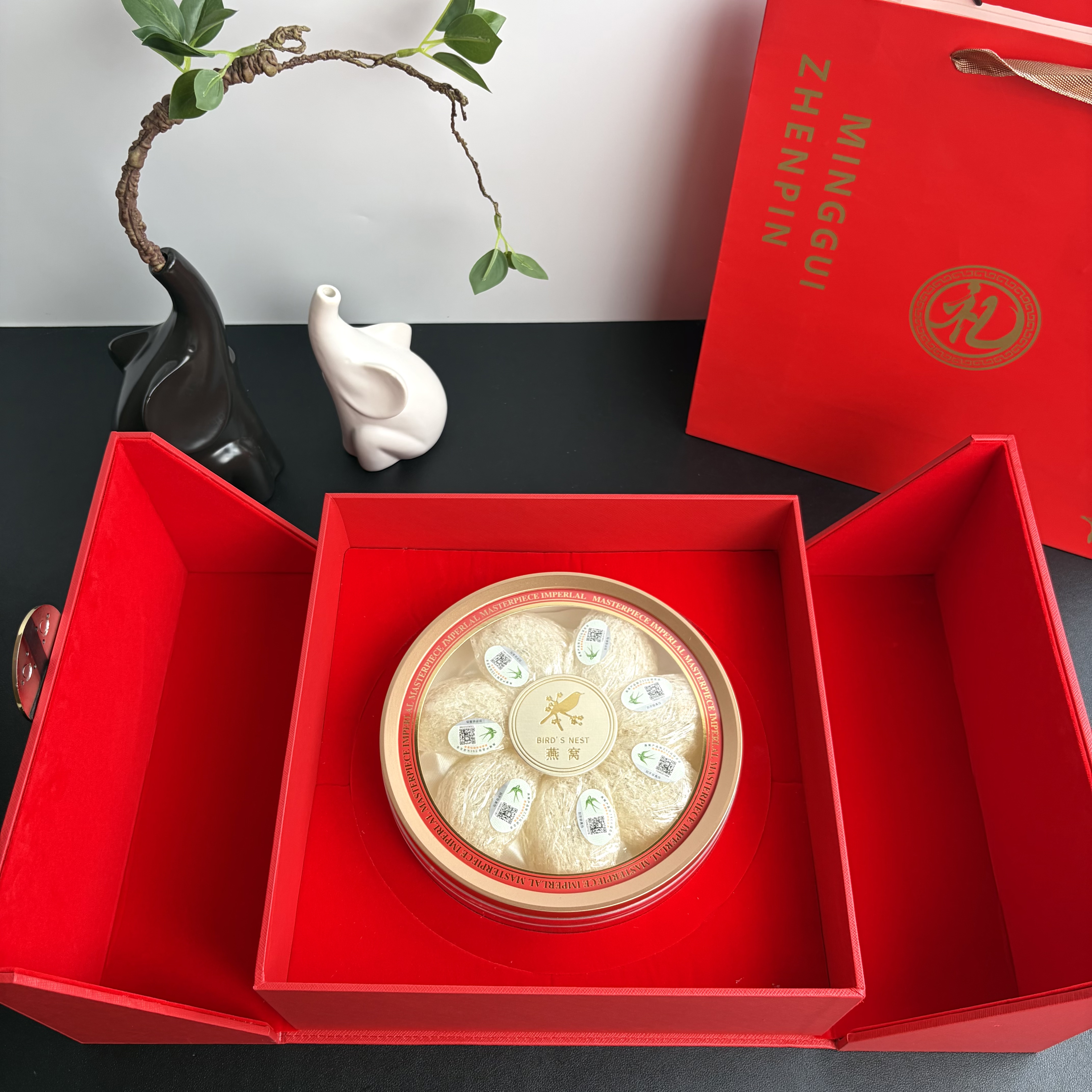 正宗企业标溯源码燕窝干盏3克盏干燕窝