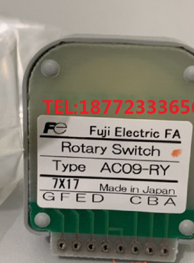 原装富士FUJI波段开关AC09-GX GY RX RY CX进给倍率旋钮波段开关